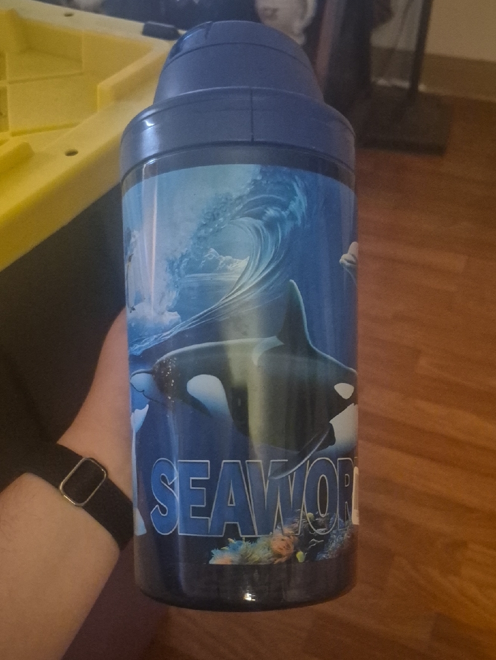 SeaWorld Blue Orca Travel Tumbler